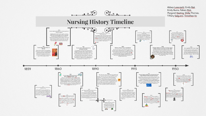 nursing theory timeline