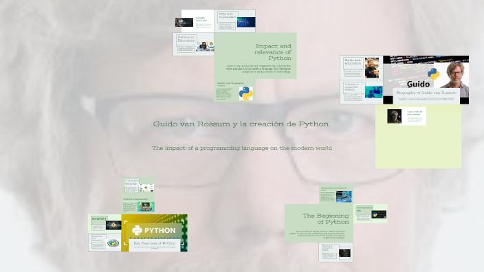 Guido van Rossum y la creación de Python by ismael duvan salas guzman ...