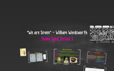 we are seven wordsworth
