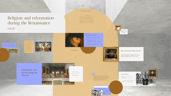 Religion and reformation during the Renaissance by Danielle Goulard on ...