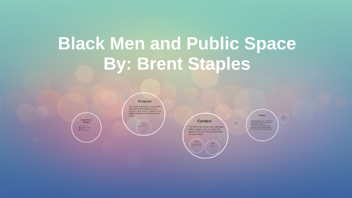 black men and public space thesis