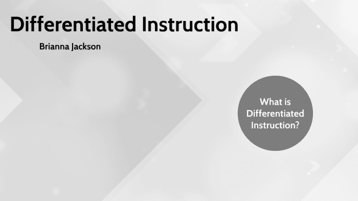 Differentiated Instruction by Brianna Jackson on Prezi