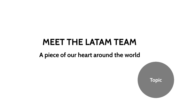 MEET THE TEAM by Martha Ramírez on Prezi