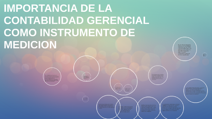 IMPORTANCIA DE LA CONTABILIDAD GERENCIAL COMO INSTRUMENTO DE by DOAN