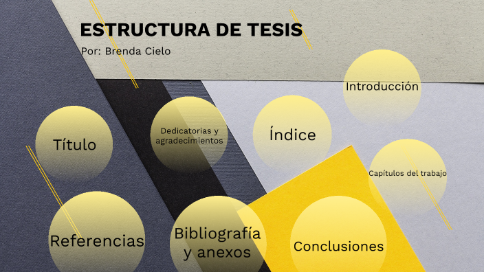 ESTRUCTURA DE TESIS By Brenda Cielo On Prezi