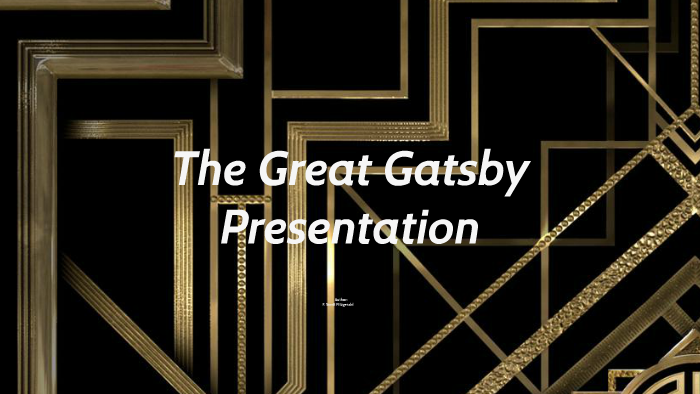 presentation great gatsby