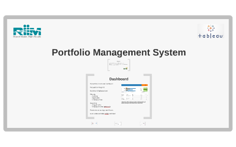 portfolio management system thesis