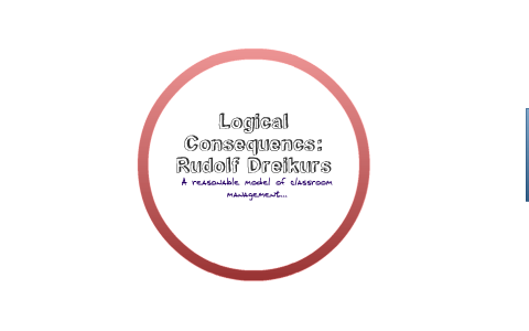 Logical Consequences: Rudolf Dreikurs Classroom Management Model by ...