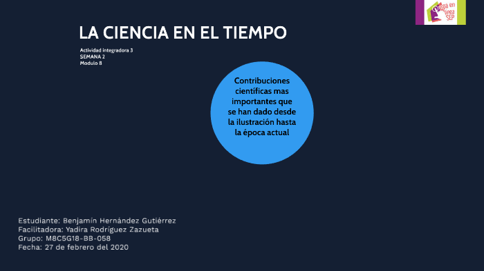 LA CIENCIA EN EL TIEMPO by Benjamin Hernandez on Prezi