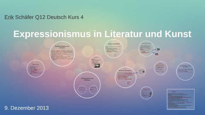 Expressionismus In Der Literatur Expressionismus in Kunst und Literatur by Erik Schaefer on Prezi