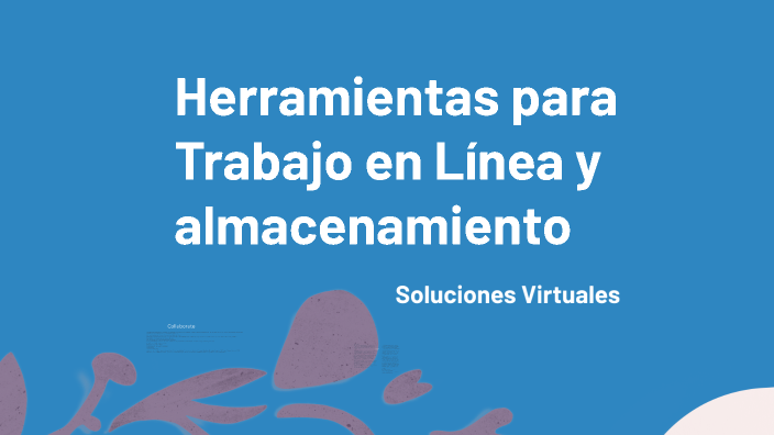 SOLUCIONES ONLINE HERRAMIENTAS EN L NEA PARA TI intelligence overview