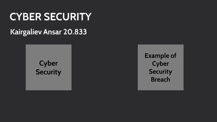 CYBER SECURITY by John Doe on Prezi