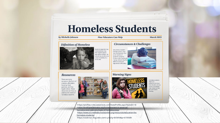 Homeless Students by Michelle Johnsen on Prezi