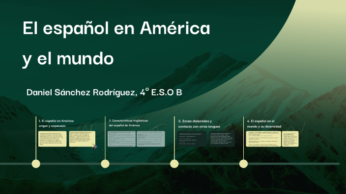 El español en América y el mundo by Daniel Sánchez on Prezi