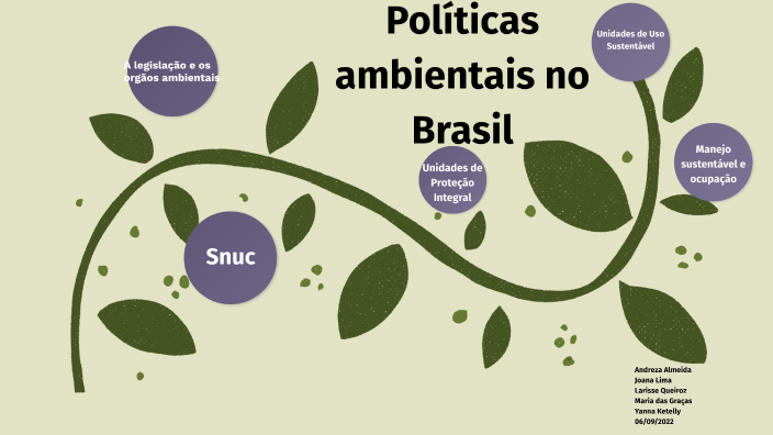 Políticas Ambientais No Brasil By Andreza Almeida