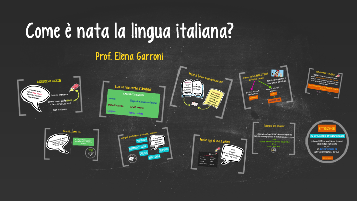 creature IIC Come è nata la lingua italiana by Elena Garroni