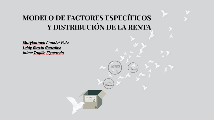 MODELO DE FACTORES ESPECÍFICOS Y DISTRIBUCIÓN DE LA RENTA by Leidy Viviana  García González