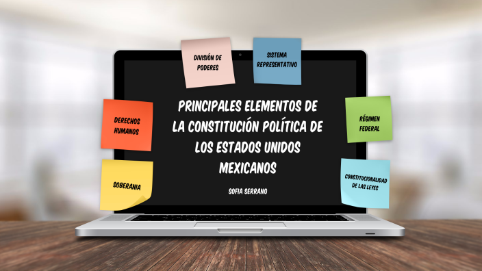 Principales elementos de la Constitución Política de los Estados Unidos