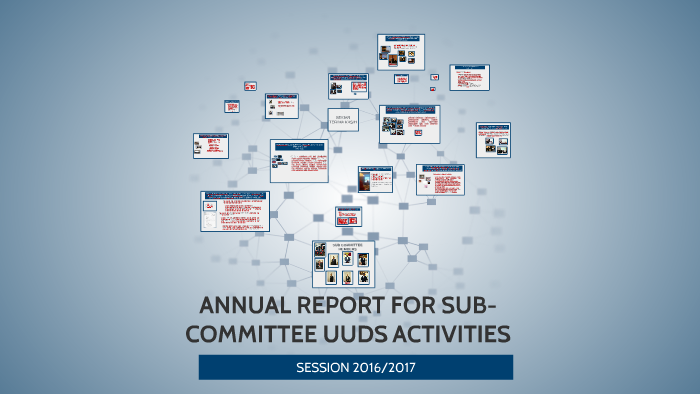 Annual Report For Sub Committee Uuds Activities 2016 By Aj Surveyors