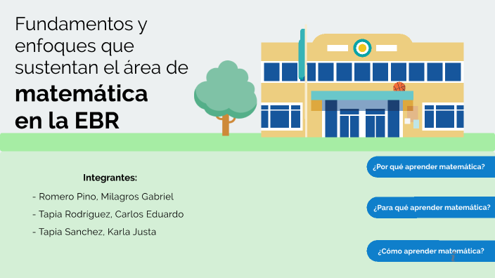 Fundamentos y enfoques que sustentan el área de matemática en la EBR by ...