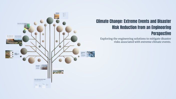 Climate Change: Extreme Events and Disaster Risk Reduction from an ...