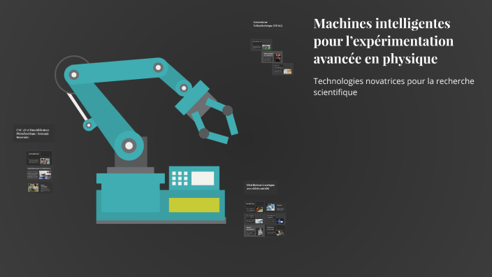 Machines intelligentes pour l’expérimentation avancée en physique by ...