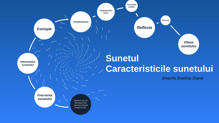 Caracteristicile Sunetului By Evelina Diana Enache