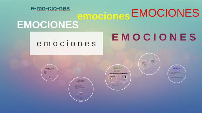 Las Emociones... by Maria Jose Echaniz