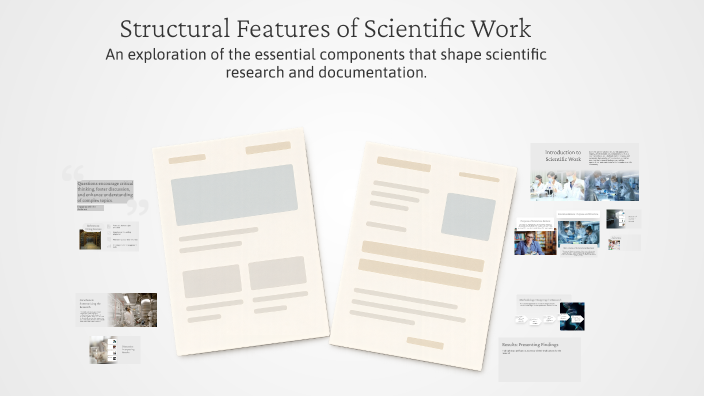 Structural Features of Scientific Work by Sabrina Sabrina on Prezi