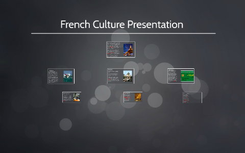 french culture presentation topics