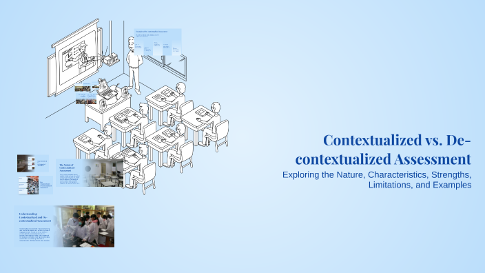 Contextualized vs. De-contextualized Assessment by Mary Joy DEGUERA on ...