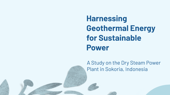 Harnessing Geothermal Energy for Sustainable Power by muhammad annas on ...