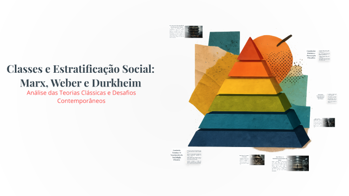 Classes e Estratificação Social: Marx, Weber e Durkheim by Fábio André ...