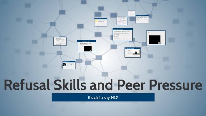 Refusal skills and Peer Pressure by Trenda Foster on Prezi