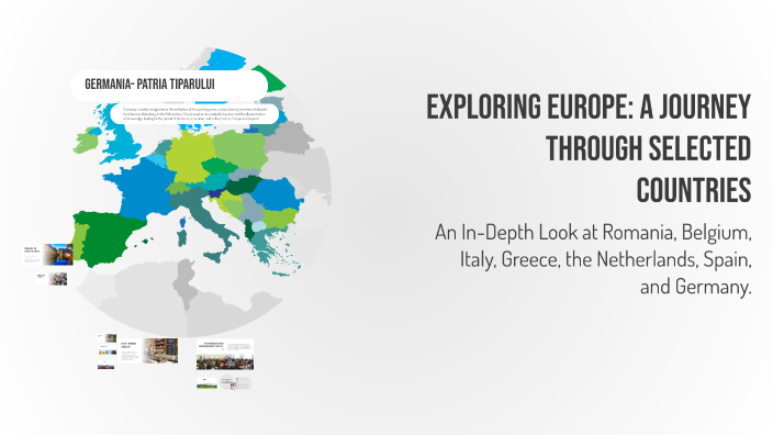 Exploring Europe: A Journey Through Selected Countries by Roman Elena ...