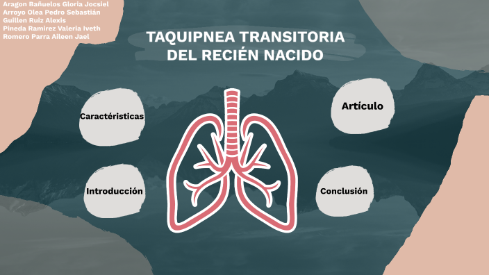 taquipnea transitoria del recién nacido