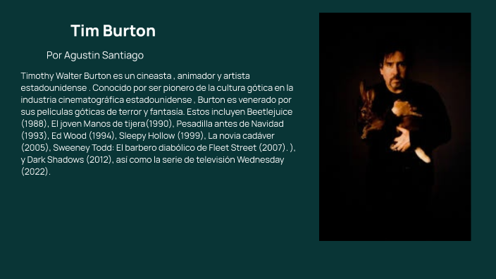 TP Tim Burton by agustin santiago on Prezi