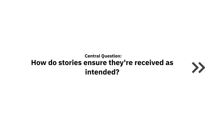 Intended Message How do stories ensure their message is interpreted as intended by Luke ...