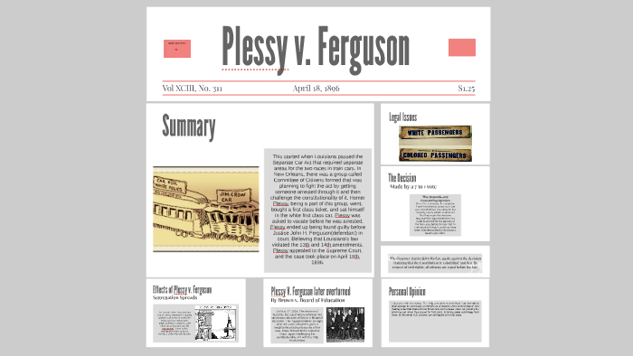 Plessy v. Ferguson by J S on Prezi