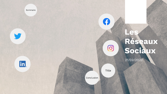 Réseaux sociaux by on Prezi