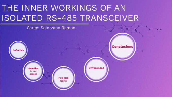 Transceiver Inner Workings the inner workings of an isolated rs485 transceiver by Carlos Solorzano ...