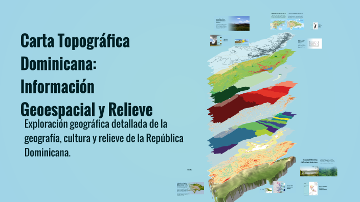 Mapa Relieve Rd Carta Topográfica Dominicana: Información Geoespacial y Relieve by ...