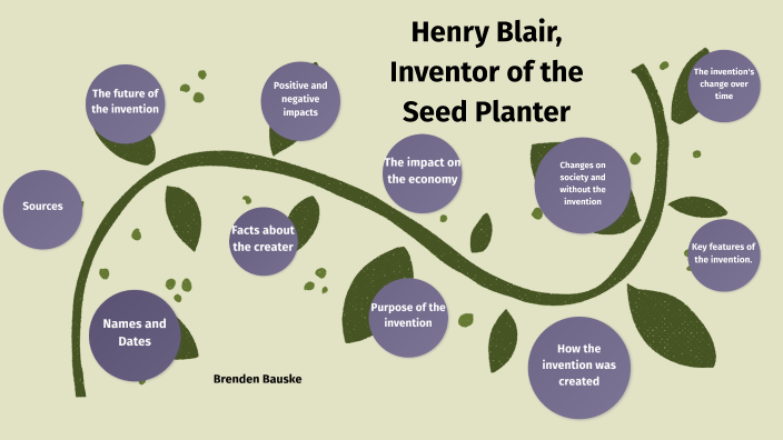 Henry Blair, the Seed Planter by Brenden Bauske on Prezi