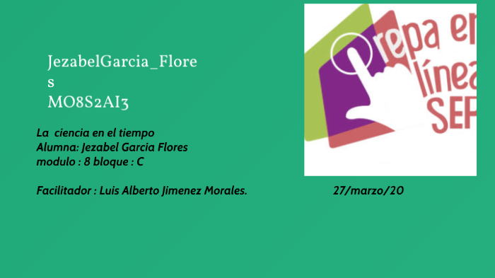 La ciencia en el tiempo by Jezabel Garcia on Prezi