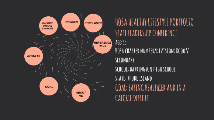 hosa healthy lifestyle presentation