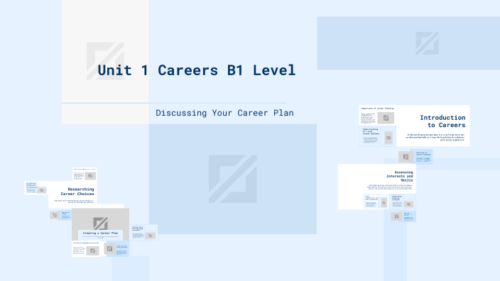 Unit 1 Careers B1 Level by Harry Alyelken on Prezi