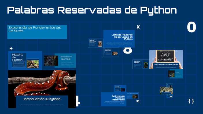 Palabras Reservadas de Python by Darwin Gutierrez on Prezi