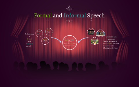 speech of informal