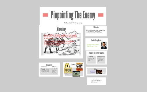 pinpointing the enemy propaganda examples