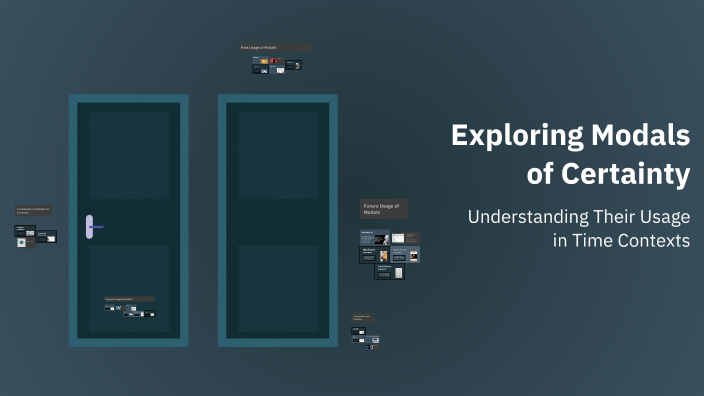 Exploring Modals of Certainty by Joel Platt on Prezi